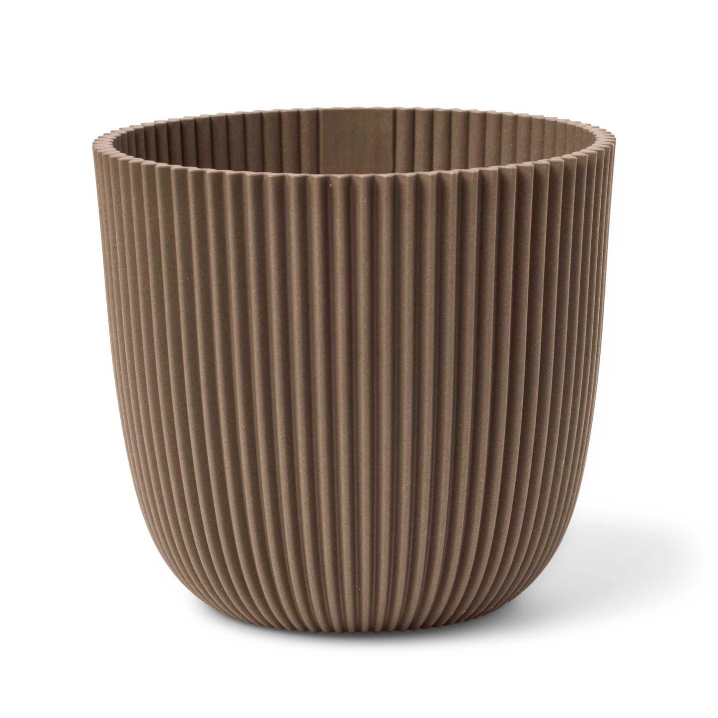 Capi Nature Groove Made With Planter Ball Warm Taupe