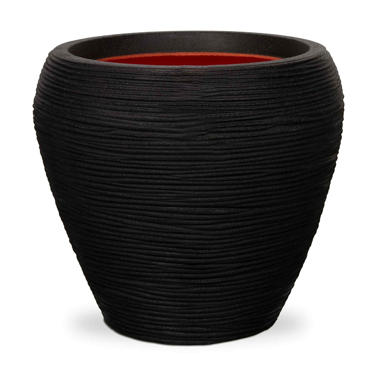 Capi Nature Rib NL Vase Taper Round Black