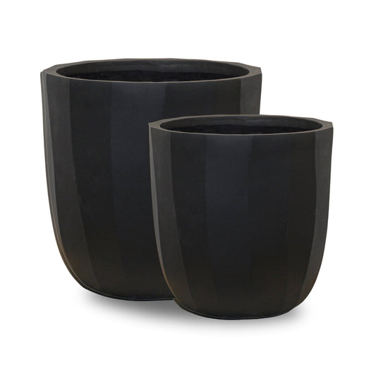 Capi Dune Planter Ball Black (set)