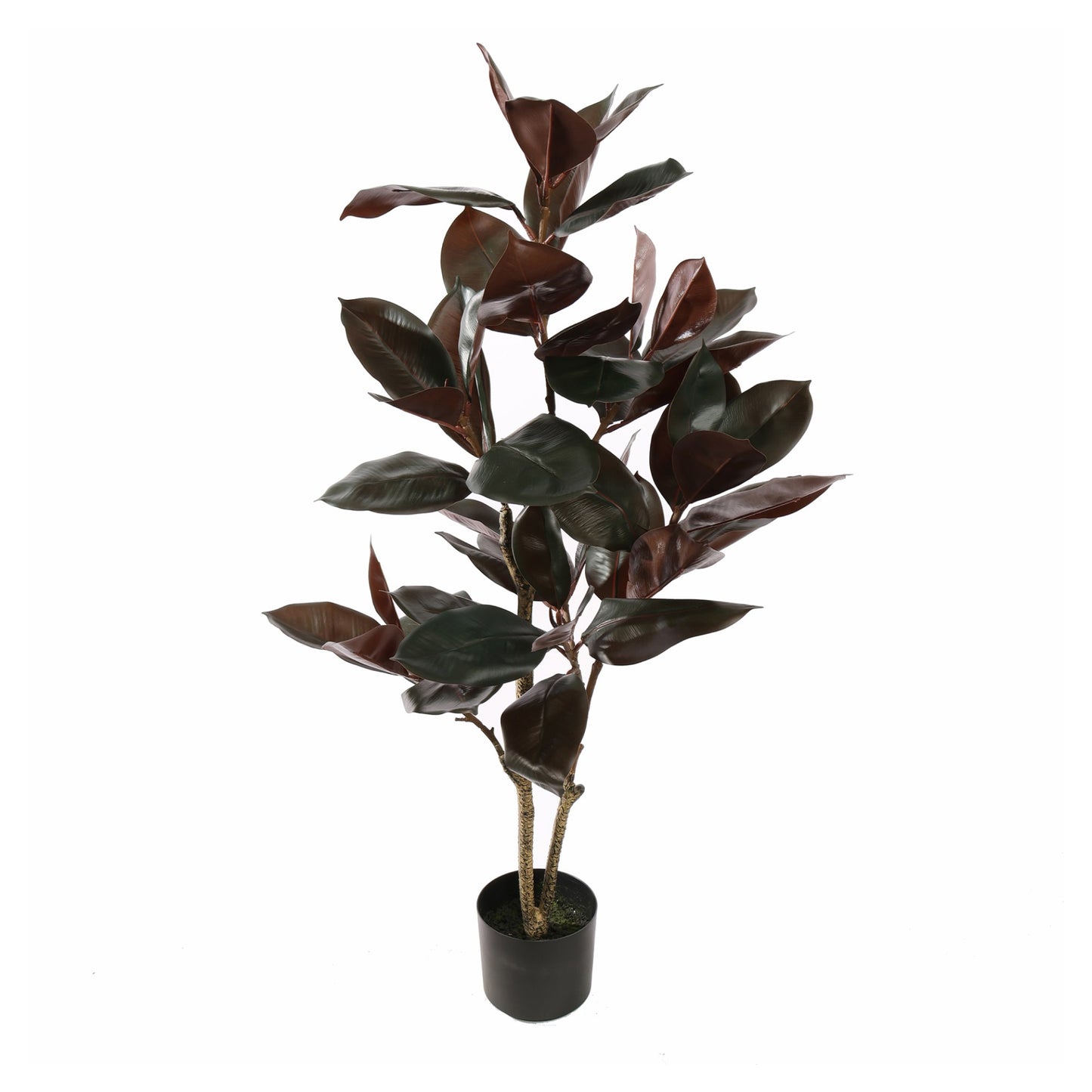 Rubber Leaf Burgundy umělý