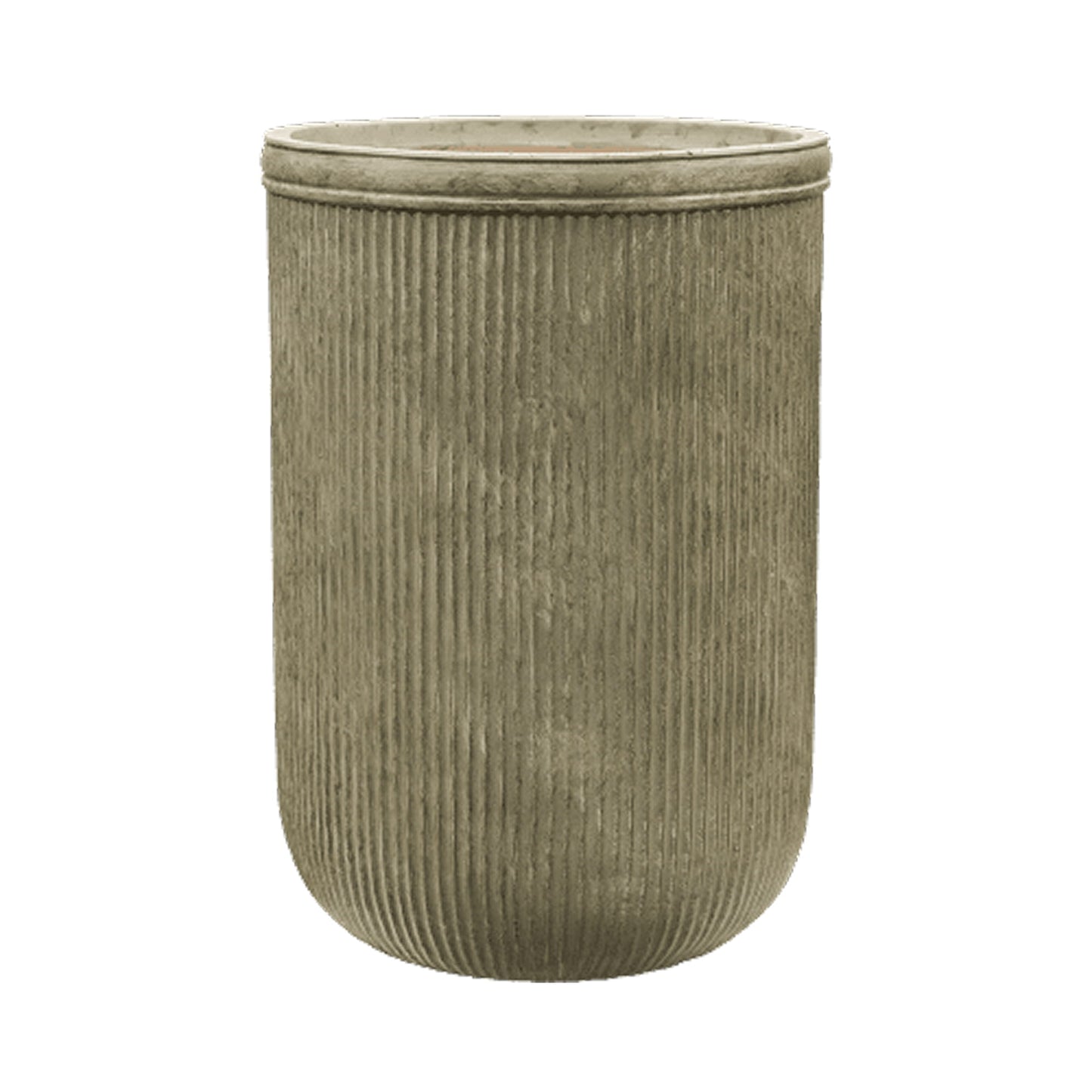 Baq Vertical Rib Cylinder Green
