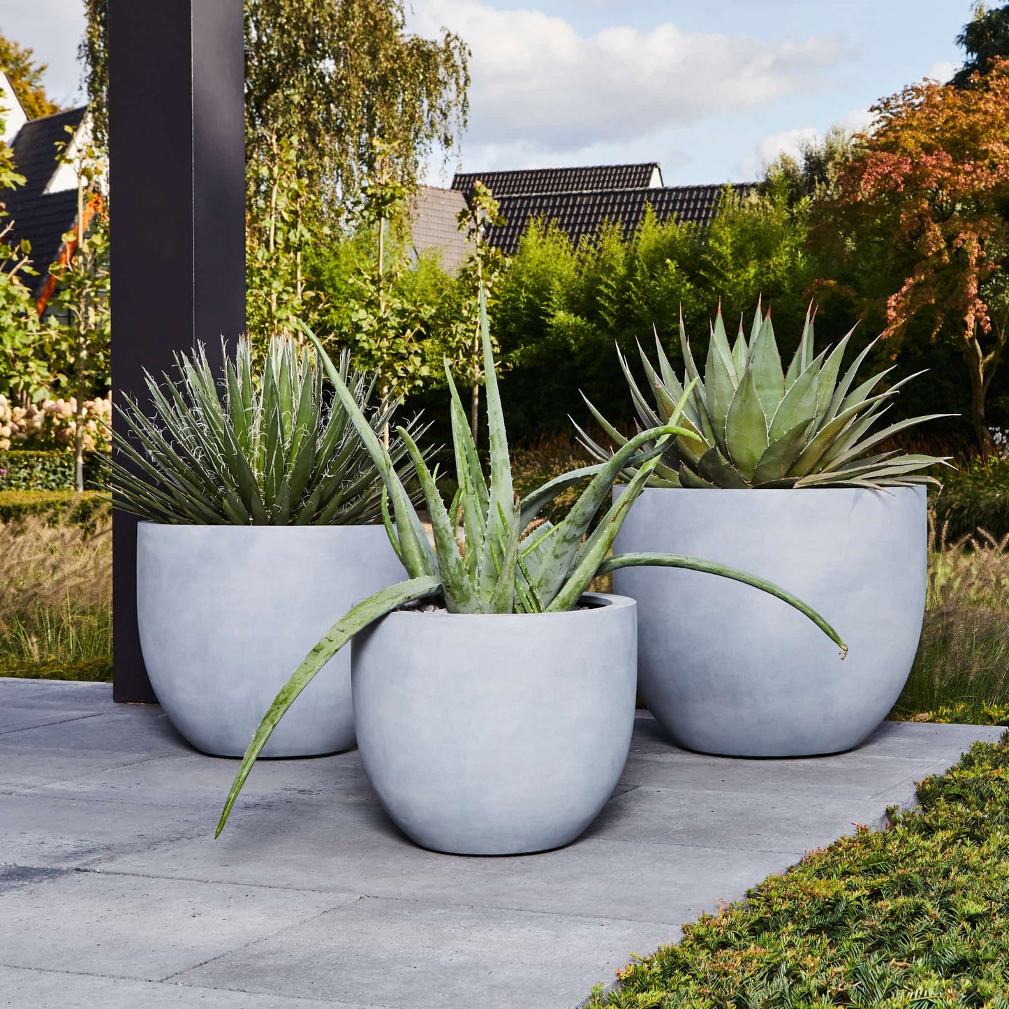 Argento New Egg Pot Natural Grey