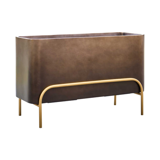 Baq Gradient Elevated Rectangle Low Matt Coffee