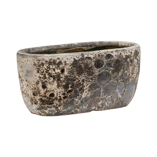 Baq Lava Oval Relic Black