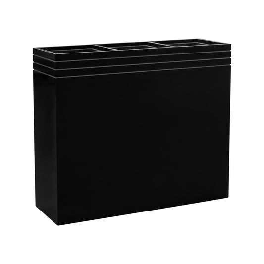 Baq Line-Up Rectangle Matt Black s vložkou