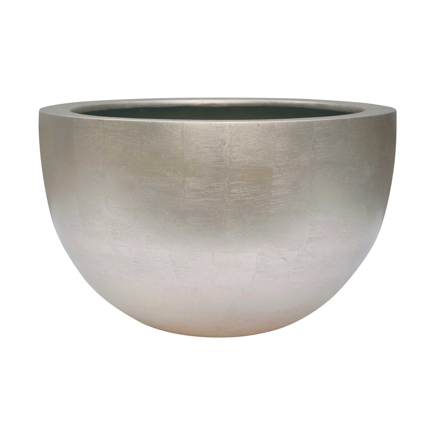 Baq Metallic Silver leaf Bowl Matt Light Champagne