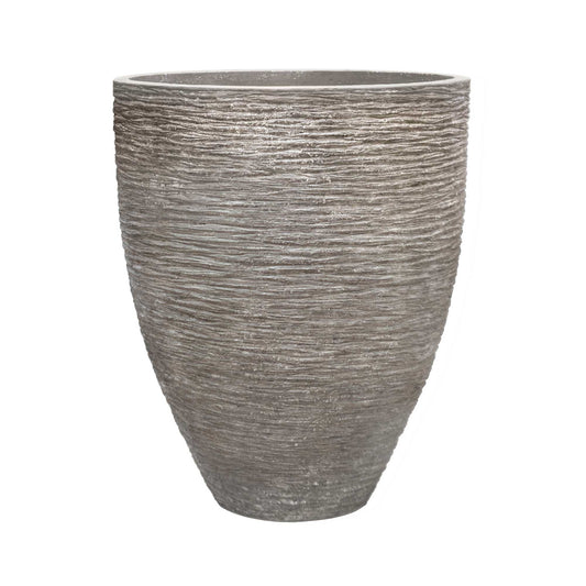 Baq Polystone Coated Ribbed Couple Raw Grey