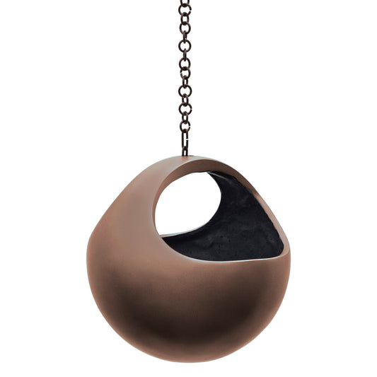 Baq Gradient Hanging Basket Matt Coffee