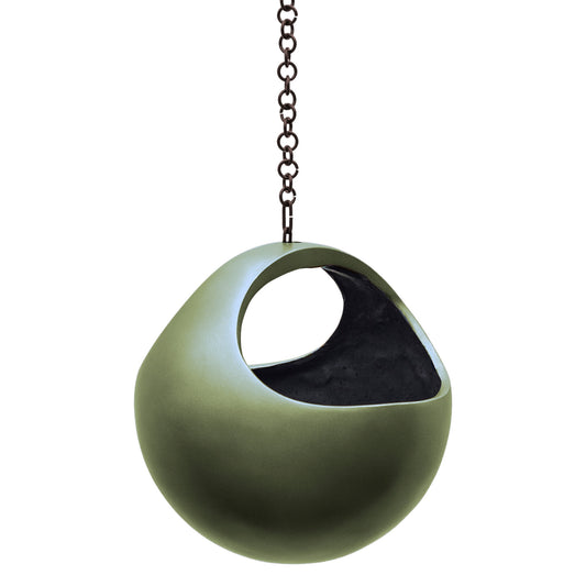 Baq Gradient Hanging Basket Matt Forest Green