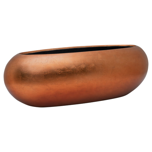 Baq Metallic Silver leaf Boat Matt Copper