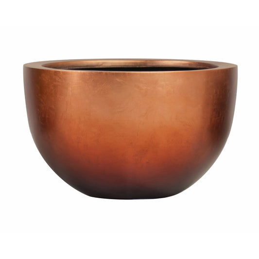 Baq Metallic Silver leaf Bowl Matt Copper