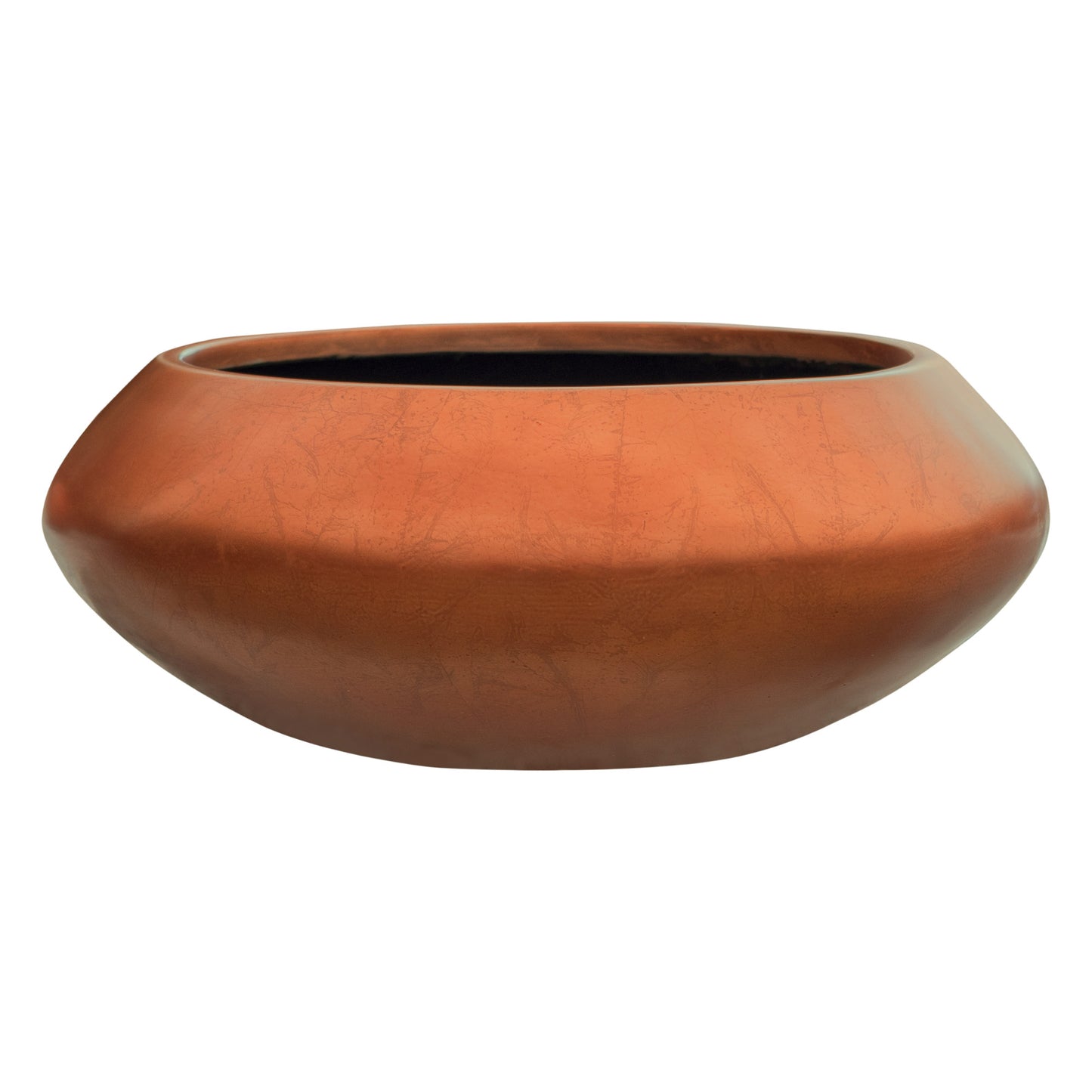 Baq Metallic Silver leaf Bowl Ufo Matt Copper