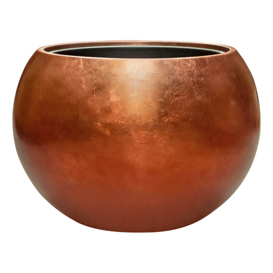 Baq Metallic Silver leaf Globe Matt Copper s vložkou