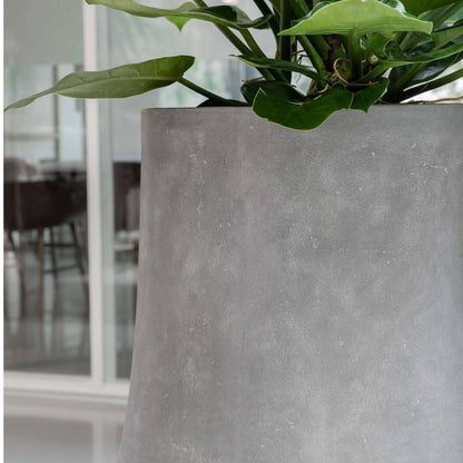 Baq Polystone Coated Plain Darcy Raw Grey