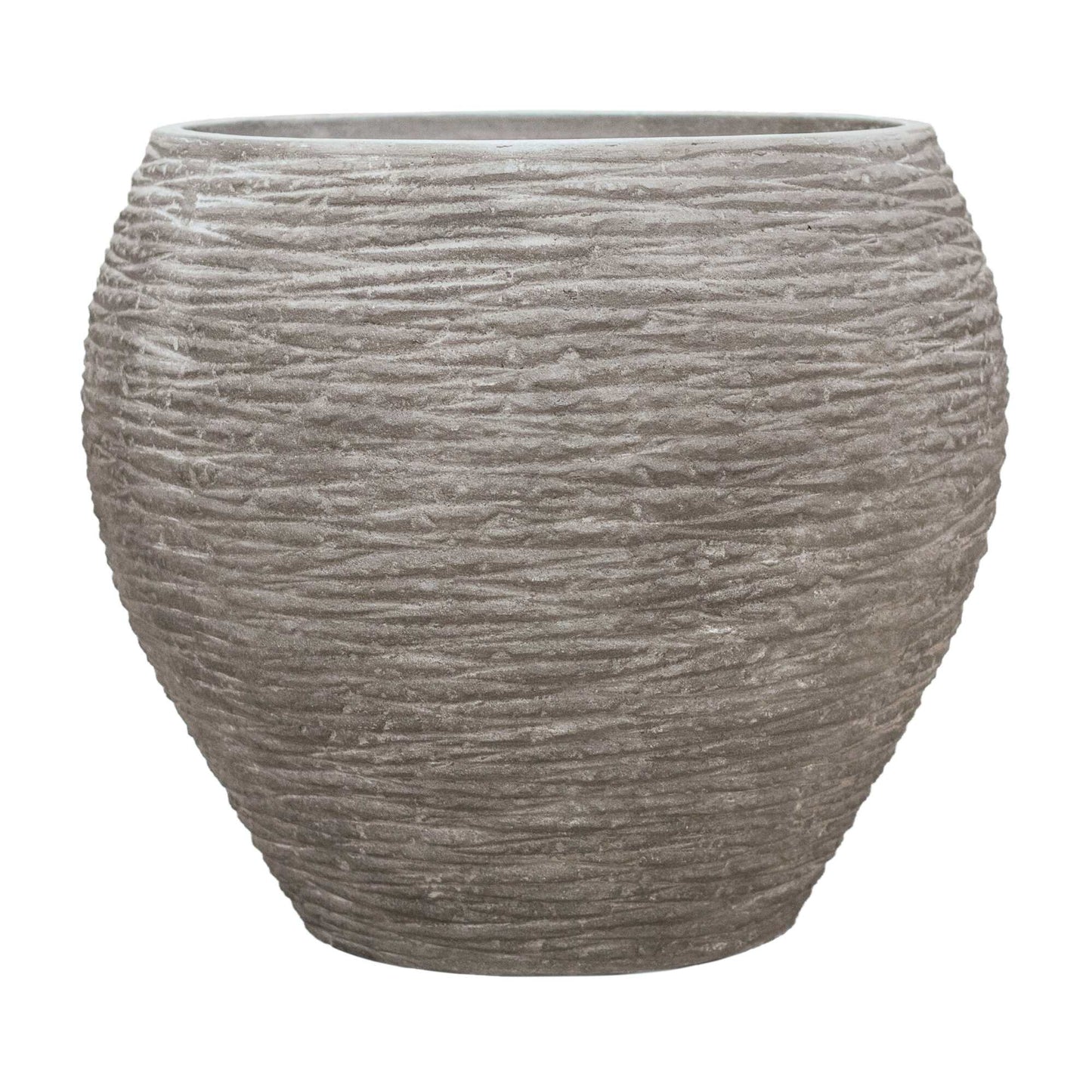 Baq Polystone Coated Ribbed Balloon Raw Grey