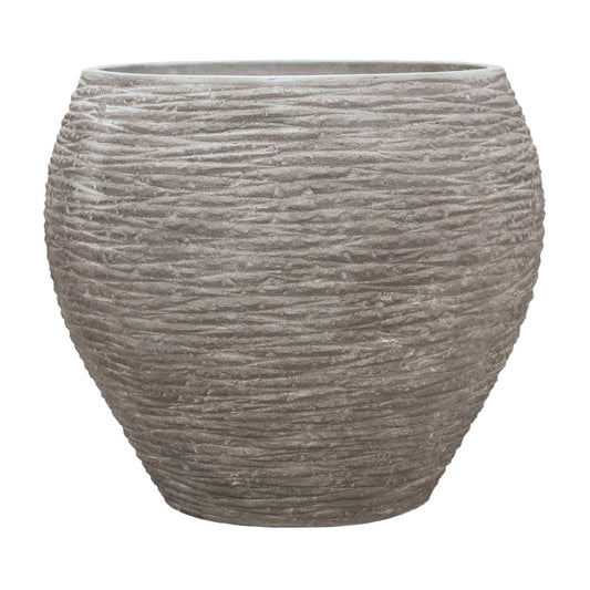 Baq Polystone Coated Ribbed Balloon Raw Grey