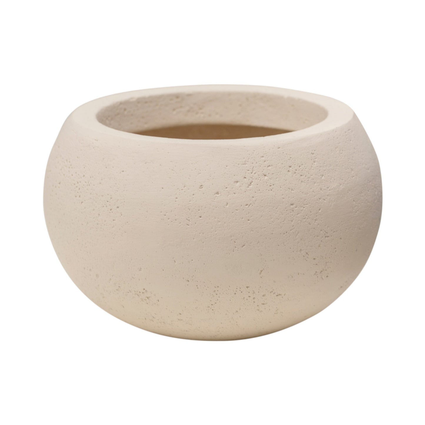 Baq Polystone Plain Bowl Natural