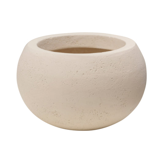 Baq Polystone Plain Bowl Natural