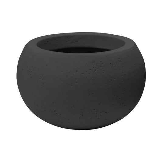 Baq Polystone Plain Bowl Smoke