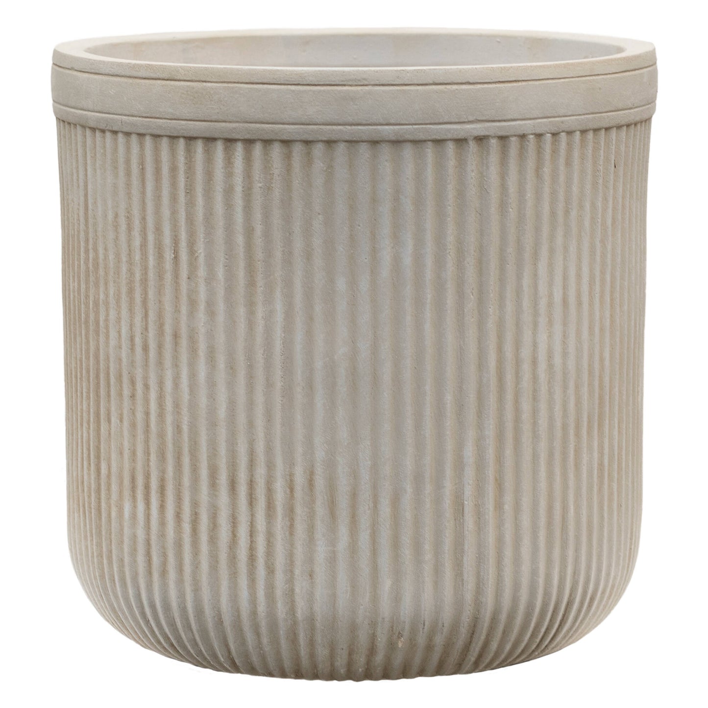 Baq Vertical Rib Cylinder Beige