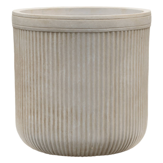 Baq Vertical Rib Cylinder Beige