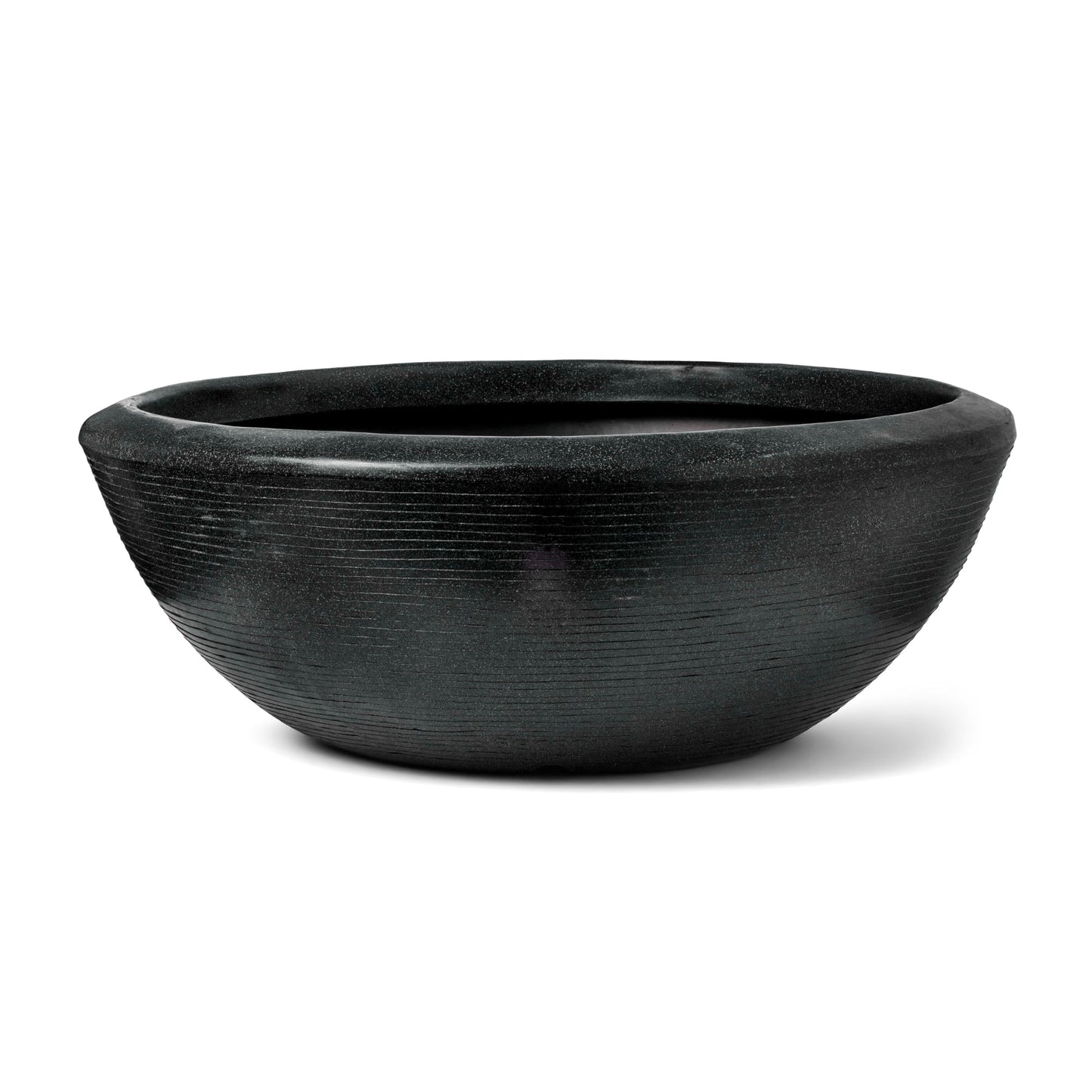 Capi Arc Granite Bowl Low Black