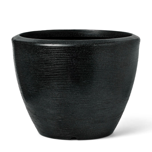 Capi Arc Granite Planter Ball Black