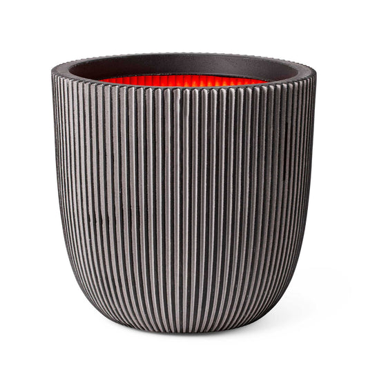 Capi Nature Groove NL Planter Ball Anthracite