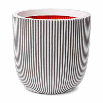Capi Nature Groove NL Planter Ball Ivory