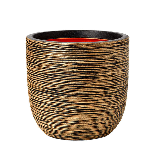 Capi Nature Rib NL Planter Ball Black Gold