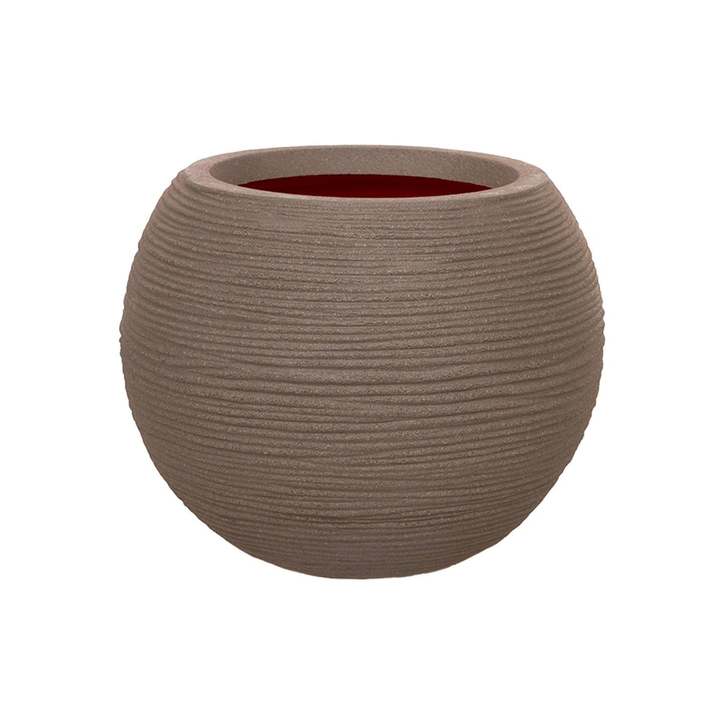 Capi Nature Rib NL Vase Ball Warm Taupe