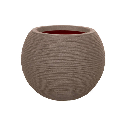 Capi Nature Rib NL Vase Ball Warm Taupe
