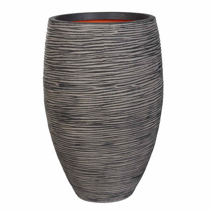 Capi Nature Rib NL Vase Elegant Deluxe Anthracite