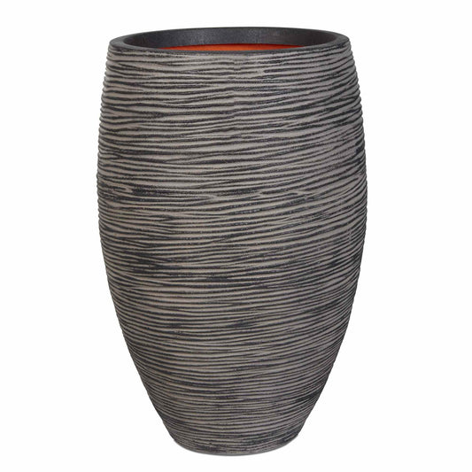 Capi Nature Rib NL Vase Elegant Deluxe Anthracite