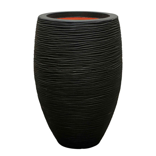 Capi Nature Rib NL Vase Elegant Deluxe Black