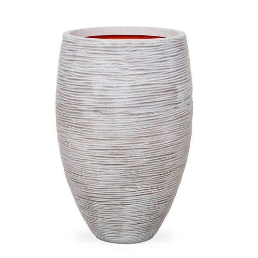 Capi Nature Rib NL Vase Elegant Deluxe Ivory