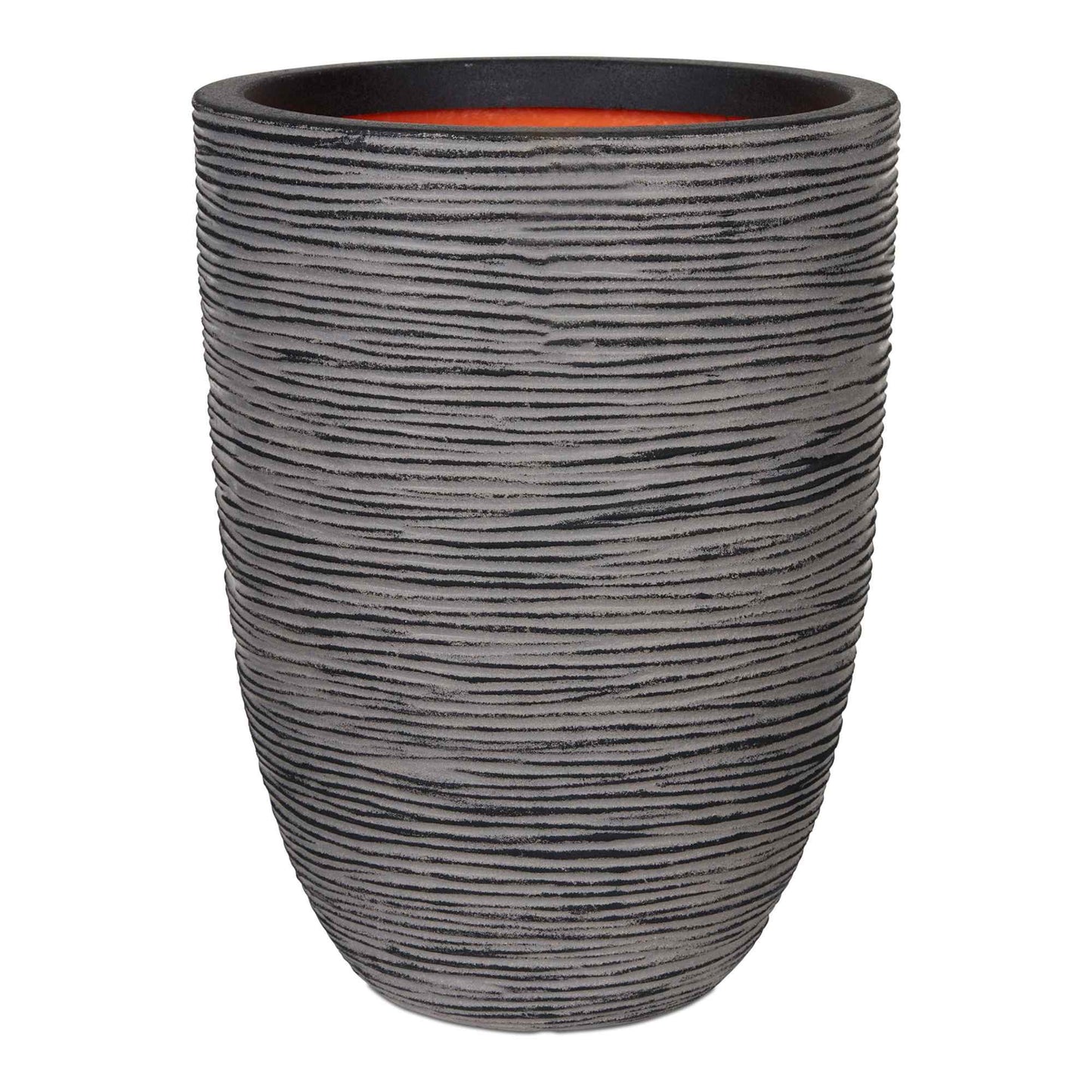 Capi Nature Rib NL Vase Elegant Low Anthracite