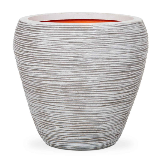 Capi Nature Rib NL Vase Taper Round Ivory