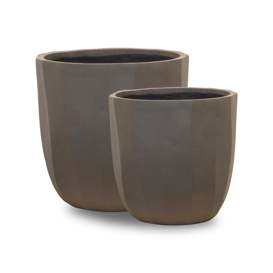 Capi Dune Planter Ball Warm Taupe (set)