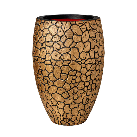 Capi Nature Clay NL Vase Elegant Deluxe Black Gold