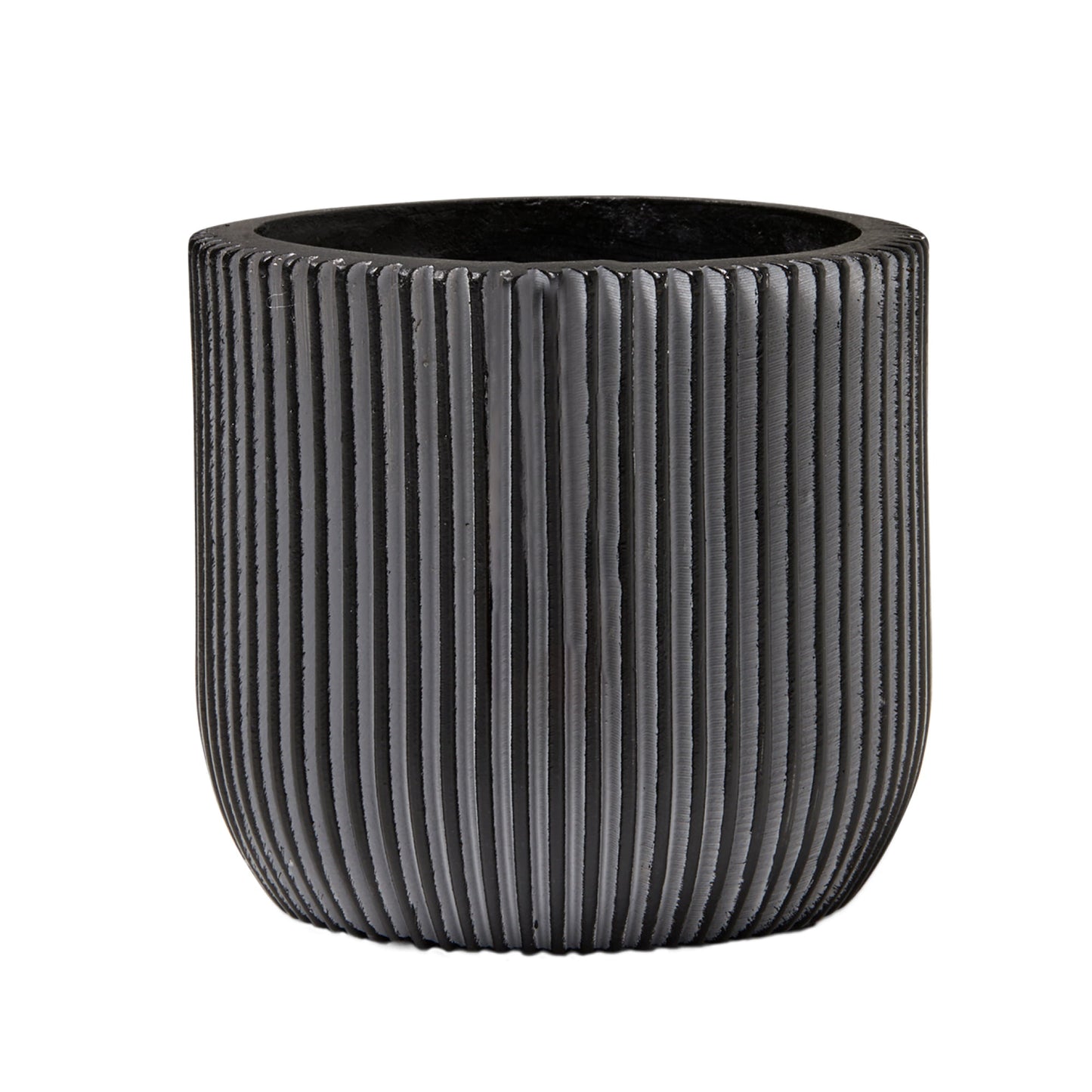 Capi Nature Groove Planter Ball Black
