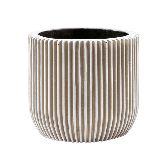 Capi Nature Groove Planter Ball Ivory