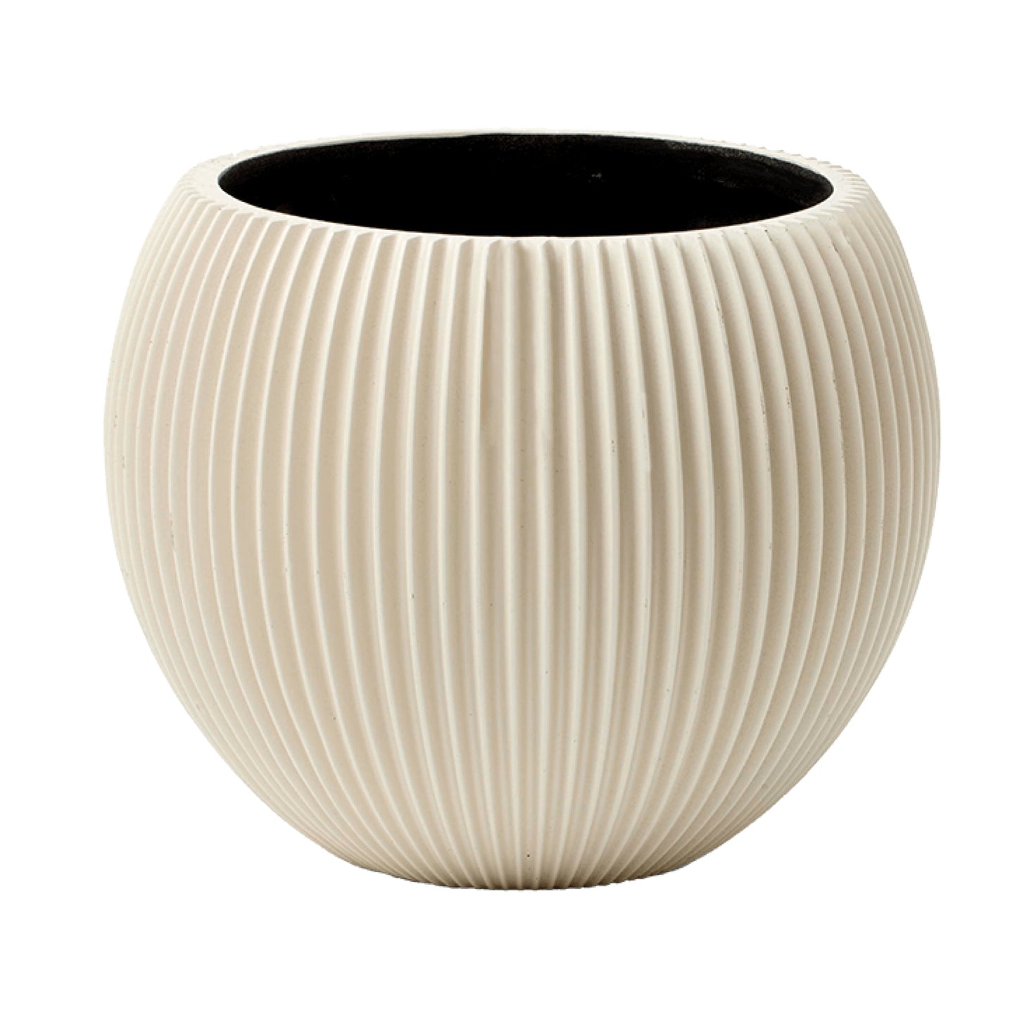 Capi Nature Groove Special Vase Ball Beige