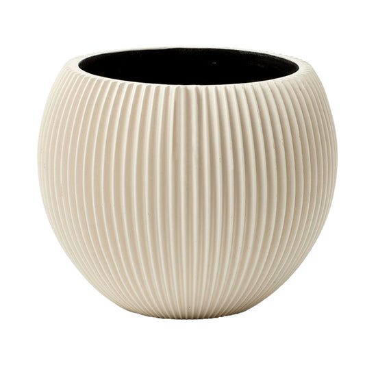 Capi Nature Groove Special Vase Ball Beige