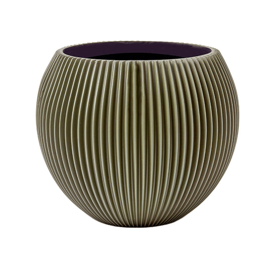 Capi Nature Groove Special Vase Ball Green