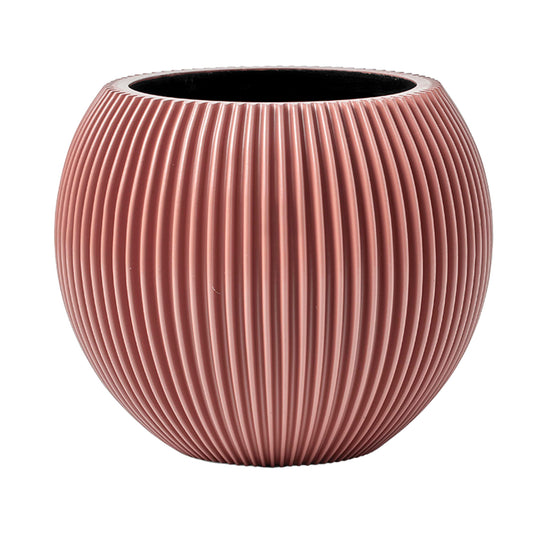 Capi Nature Groove Special Vase Ball Pink