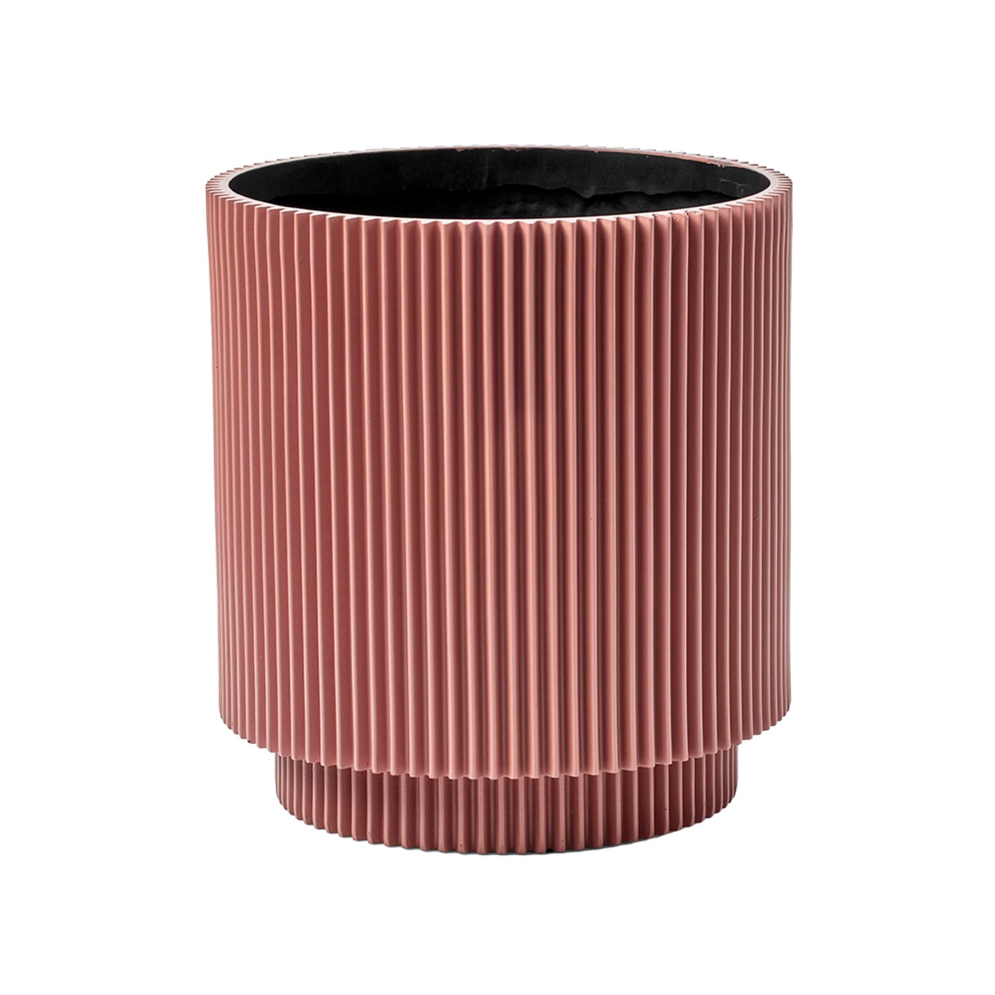 Capi Nature Groove Special Vase Cylinder Pink
