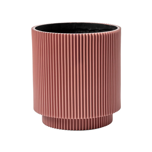 Capi Nature Groove Special Vase Cylinder Pink