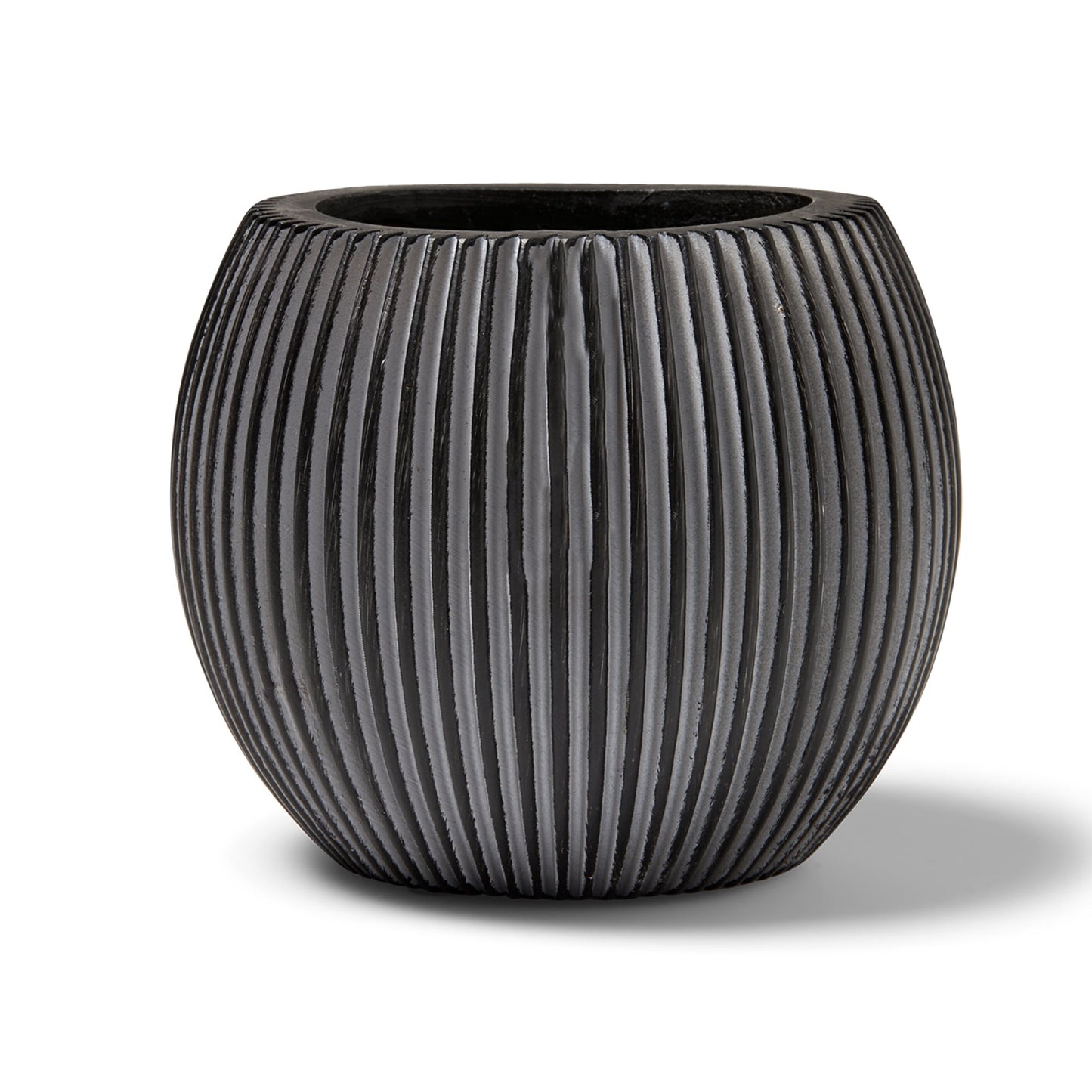 Capi Nature Groove Vase Ball Black