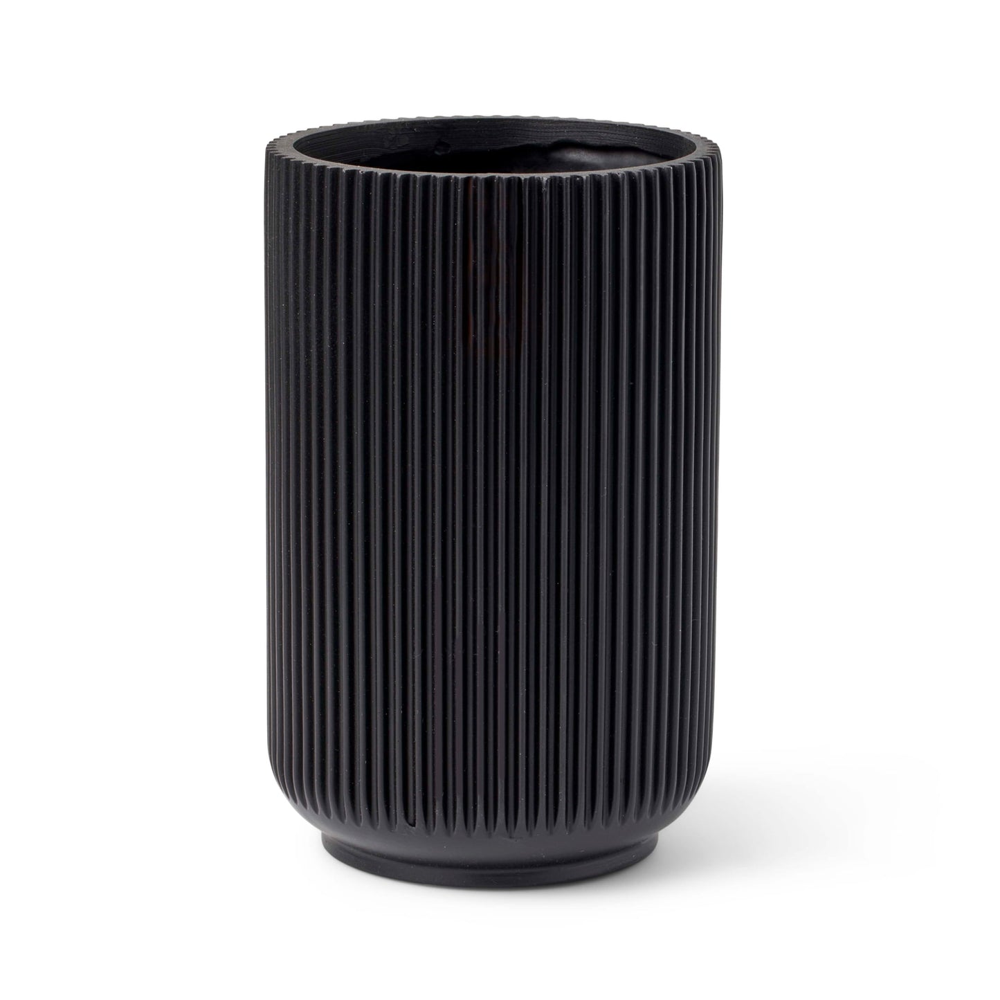 Capi Nature Groove Vase High Intense Black